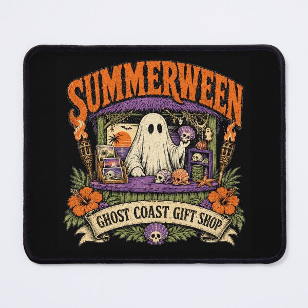 Item preview, SUMMERWEEN Ghost Coast Gift Shop Retro Spooky Beach designed and sold by POD DYNASTY.