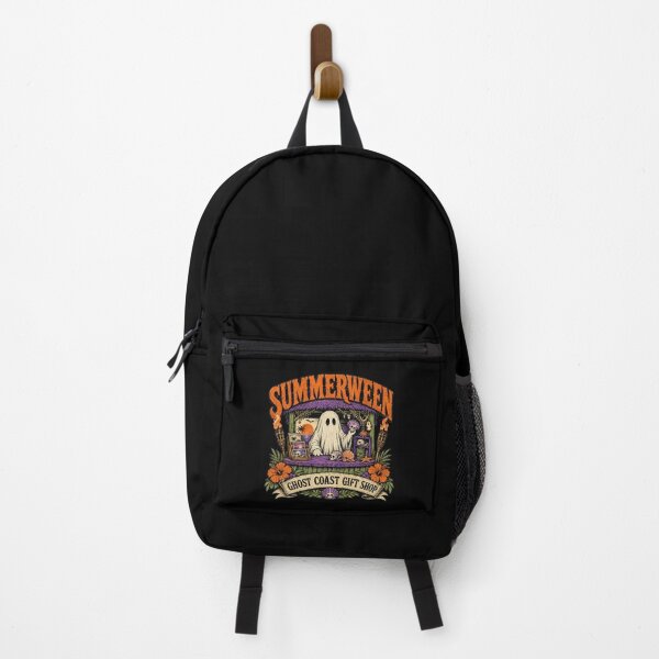 Item preview, SUMMERWEEN Ghost Coast Gift Shop Retro Spooky Beach designed and sold by POD DYNASTY | Original Print On Demand T-Shirt Graphics.