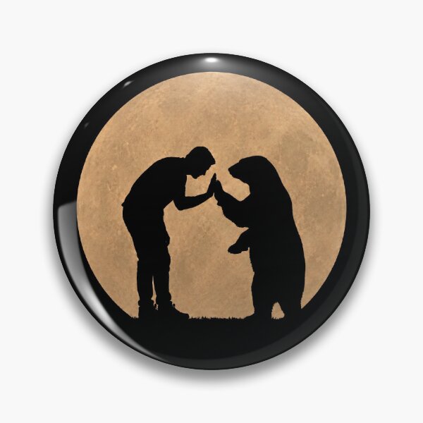 Item preview, Funny Polar Bear Fathers Day Full Moon Mom Dad Kids designed and sold by FurryHavenPH.