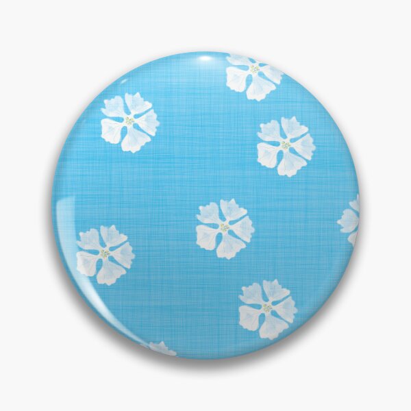 Item preview, White cornflowers with linen texture designed and sold by studiodrchicken.
