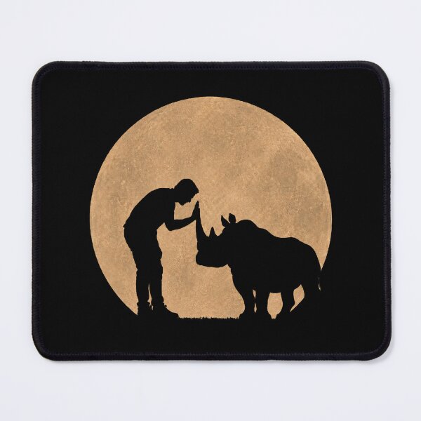 Item preview, Funny Rhinoceros Fathers Day Full Moon Mom Dad Kids designed and sold by FurryHavenPH.
