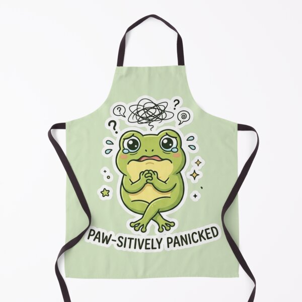 Item preview, Paw-sitively Panicked – Overstimulated frog designed and sold by Safe Haven Pets.