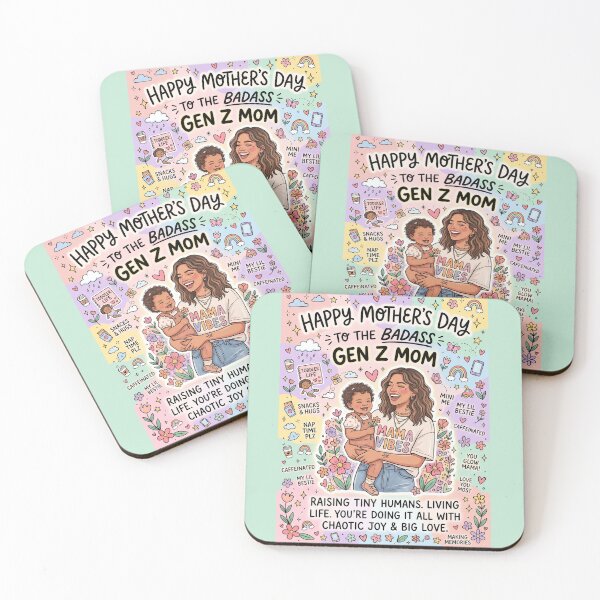 Item preview, Happy mother's day to badass mom-Mom's day designed and sold by SubhAksara.