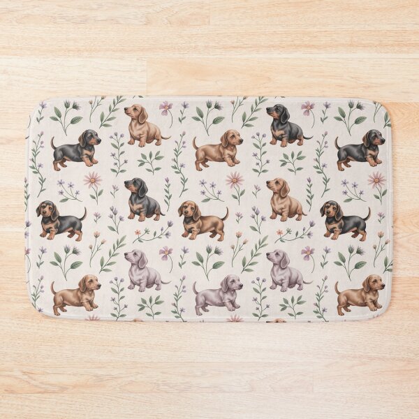 Item preview, Dachshund puppies, style cottadgecore designed and sold by elegantpaterns.