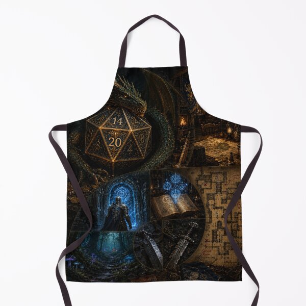 Item preview, Dragon d20 Dungeon Spiral — Epic Fantasy Tabletop Art designed and sold by Shaw1Berry.