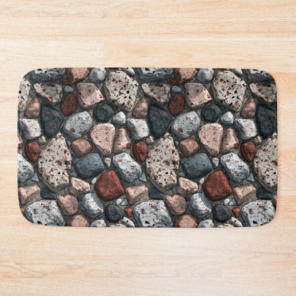 Item preview, Natural Grey and Brown Stone Wall Mosaic designed and sold by Piotrek0001.