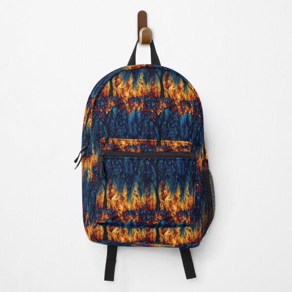 Item preview, Fiery Red and Blue Abstract Painted Strokes designed and sold by Piotrek0001.