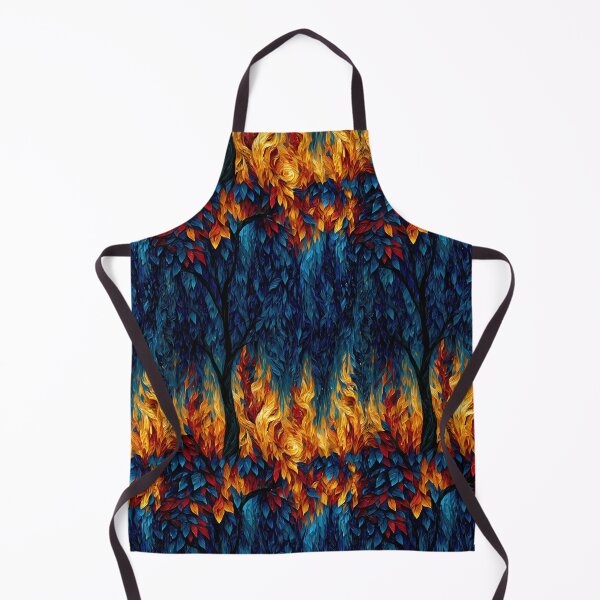 Item preview, Fiery Red and Blue Abstract Painted Strokes designed and sold by Piotrek0001.