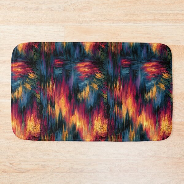 Item preview, Intense Red and Blue Vertical Paint Smears designed and sold by Piotrek0001.