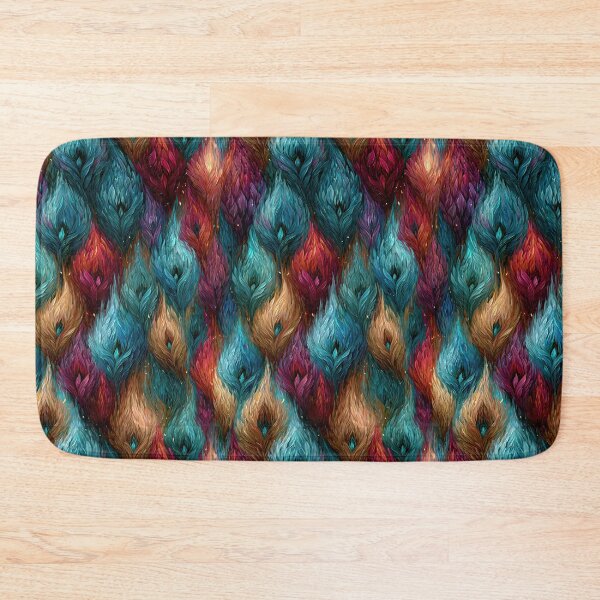 Item preview, Teal and Pink Fluffy Faux Fur Texture designed and sold by Piotrek0001.