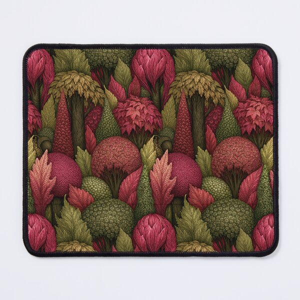 Item preview, Surreal Red and Green Forest Landscape designed and sold by Piotrek0001.