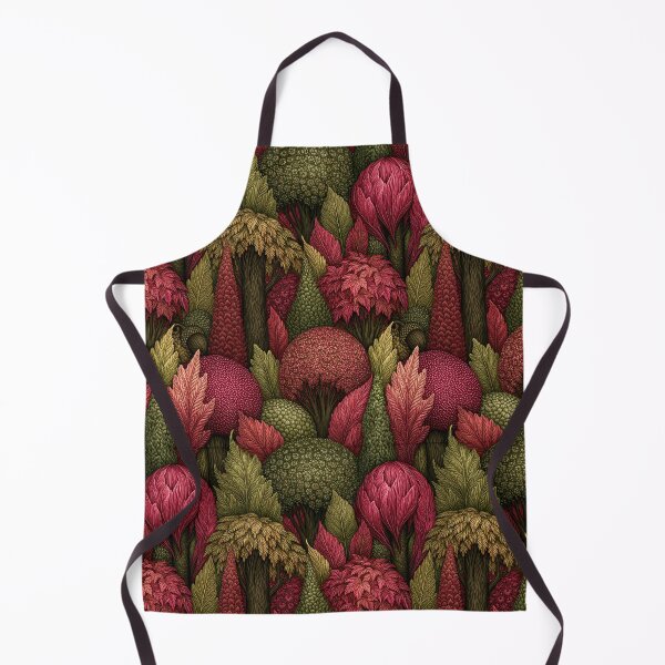 Item preview, Surreal Red and Green Forest Landscape designed and sold by Piotrek0001.