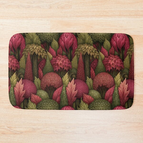 Item preview, Surreal Red and Green Forest Landscape designed and sold by Piotrek0001.