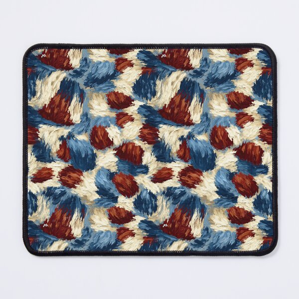 Item preview, Blue and Red Animal Fur Texture Pattern designed and sold by Piotrek0001.