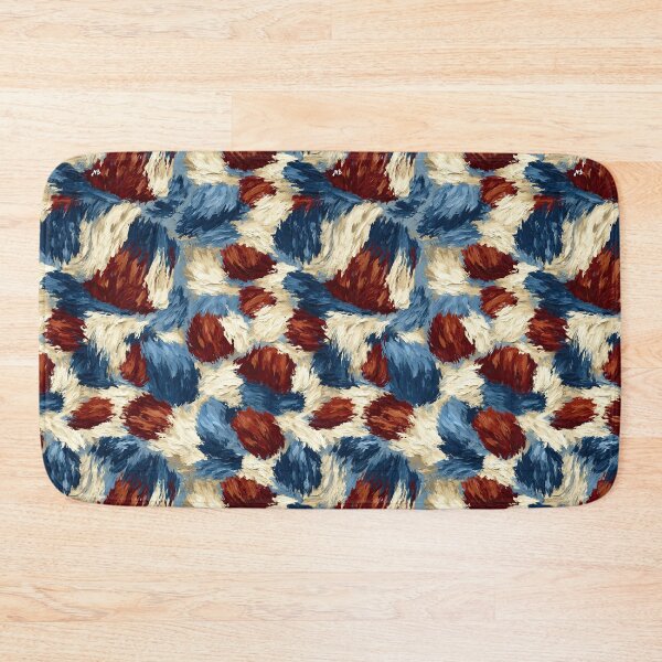 Item preview, Blue and Red Animal Fur Texture Pattern designed and sold by Piotrek0001.