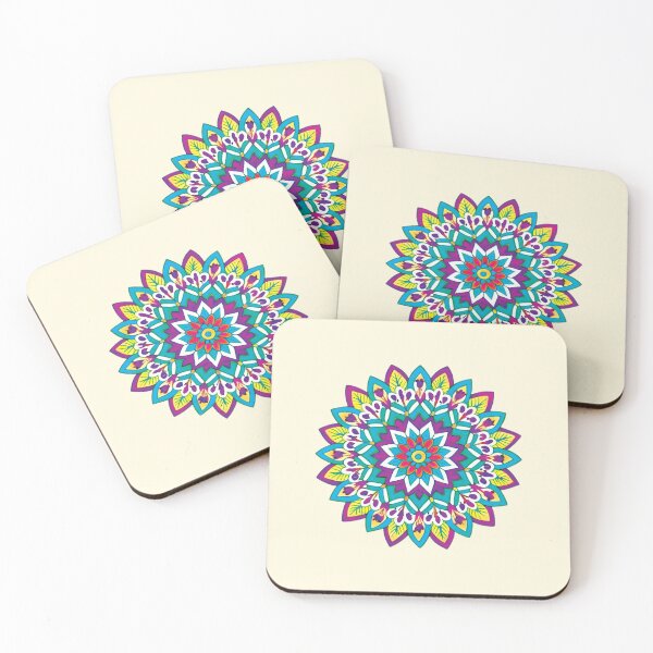 Item preview, Folk Mandala designed and sold by CharlottePlaceArt.