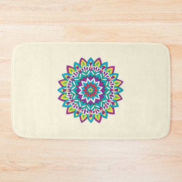 Item preview, Folk Mandala designed and sold by CharlottePlaceArt.