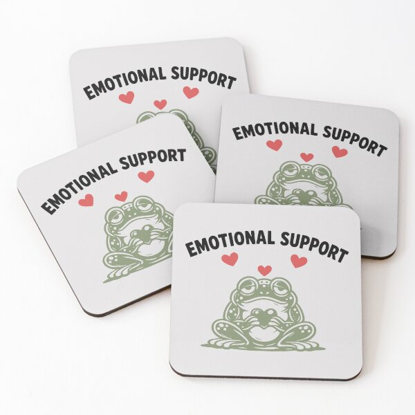 Item preview, Emotional Support Frog Cute Frog Meme designed and sold by MavtM.