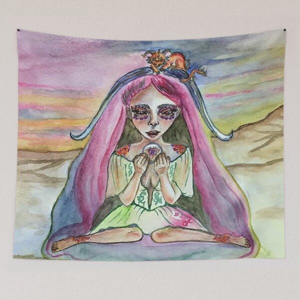 Aperçu de l'œuvre Aquarelle Dragon Sight créée et vendue par invokeartsense.