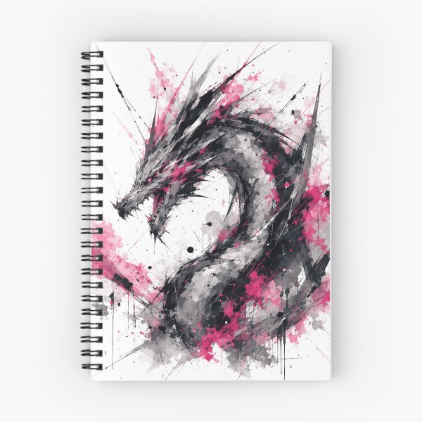 Item preview, Mystical Dragon Watercolor Abstract designed and sold by Idans.