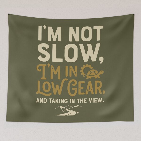 Item preview, I'm Not Slow, I'm In Low Gear designed and sold by Amir Faysal.