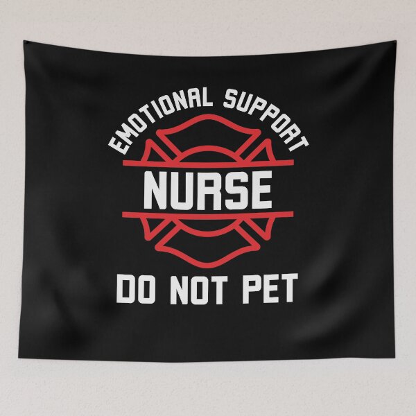 Item preview, Caring Nurse Do Not Pet Funny Healthcare Worker designed and sold by snowry.
