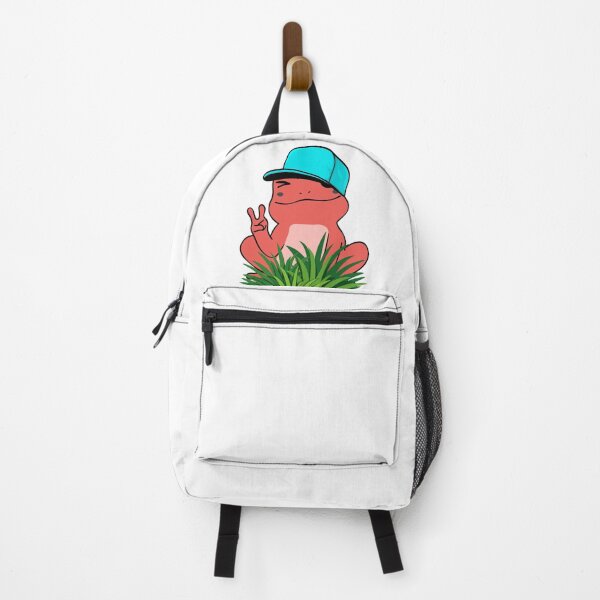Item preview, Cool Frog Peace Sign- Chill Vibes Cartoon Character designed and sold by CrownINDesign.