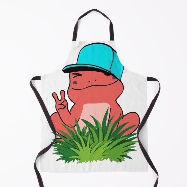 Item preview, Cool Frog Peace Sign- Chill Vibes Cartoon Character designed and sold by CrownINDesign.
