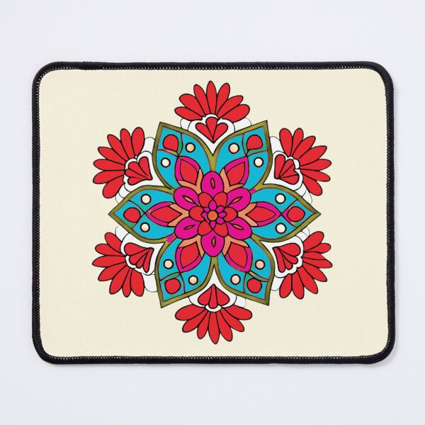 Item preview, Folk Mandala designed and sold by CharlottePlaceArt.