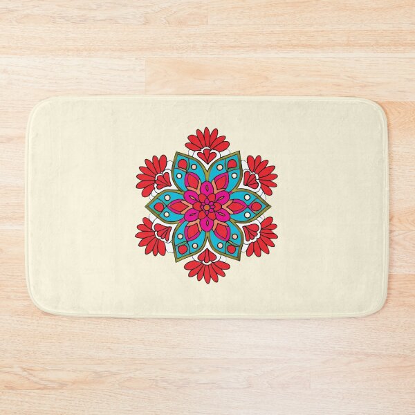 Item preview, Folk Mandala designed and sold by CharlottePlaceArt.