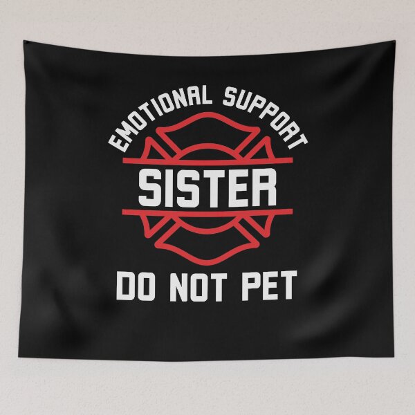 Item preview, Protective Sister Do Not Pet Funny Sibling designed and sold by snowry.