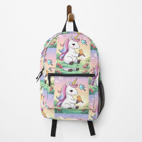 Item preview, Cute Unicorn playing with little birds designed and sold by ShipDrop.