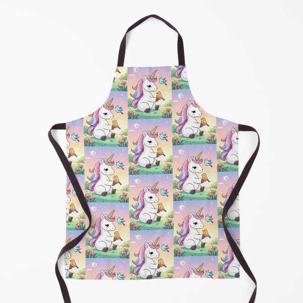 Item preview, Cute Unicorn playing with little birds designed and sold by ShipDrop.