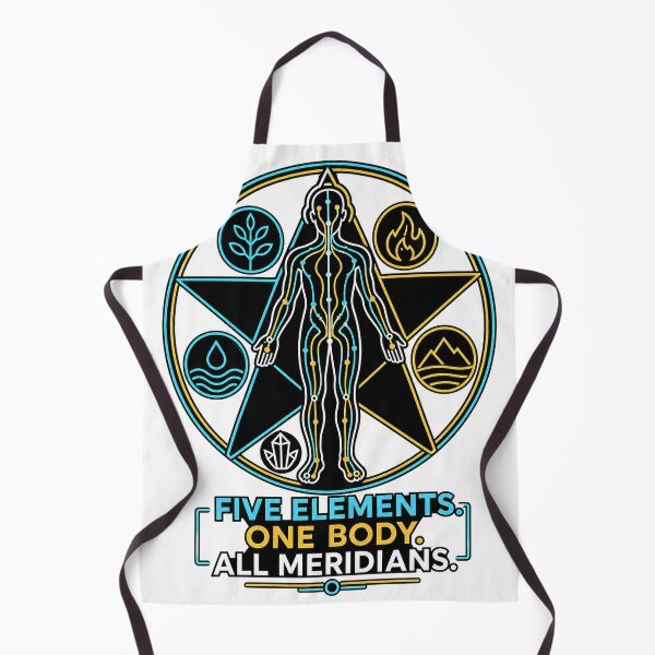 Item preview, Acupuncture Meridian Chart Five Elements Minimal designed and sold by VisualArtsOasis.