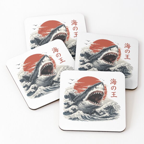 Item preview, Japanese Great White Shark Waves designed and sold by MCNovaStudio.