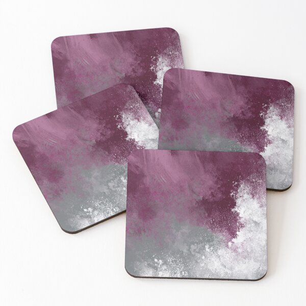 Item preview, Deep Burgundy Magenta Textured Abstract Composition - Textured Red Palette No.24 designed and sold by SlowRegardArt.