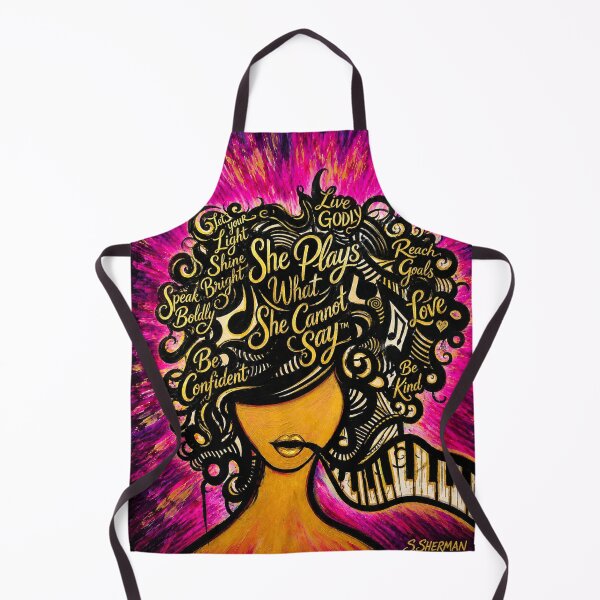 Item preview, She Plays What She Cannot Say™ designed and sold by Creative Expressions Art.