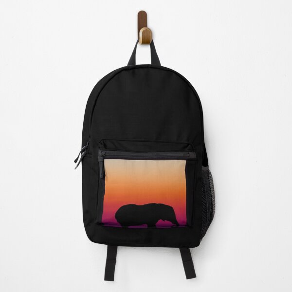 Item preview, Golden Hour Giant - Savanna Silhouette - African Sunset Dream designed and sold by PeterJaxx.