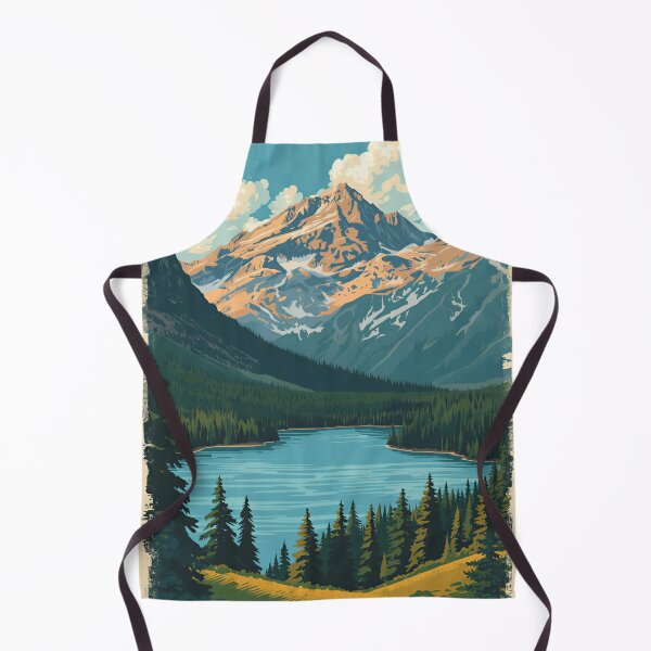 Item preview, Majestic Mountain Lake Wilderness Landscape designed and sold by Evergreen Horizon Works.