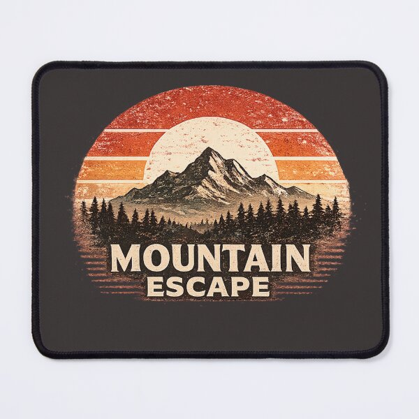 Item preview, Vintage Mountain Escape Retro Outdoor Adventure Graphic designed and sold by JustResultsCo.
