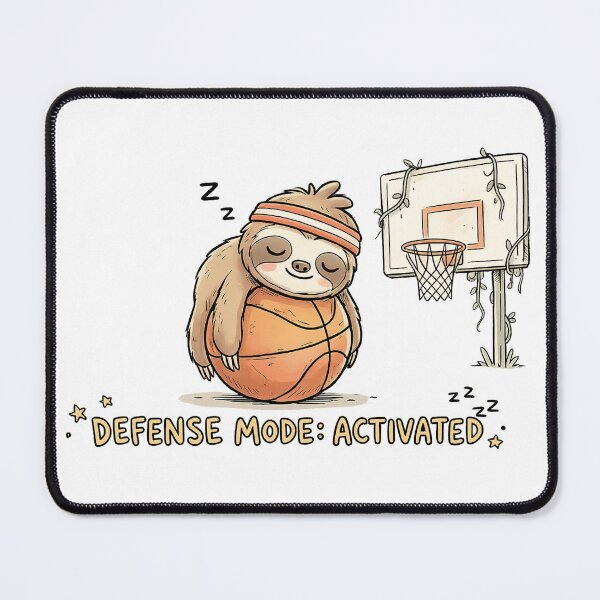 Item preview, sport basketball -Cute Sloth Basketball Player-Animals Sloths designed and sold by Arties4Bread⭐⭐⭐⭐⭐.