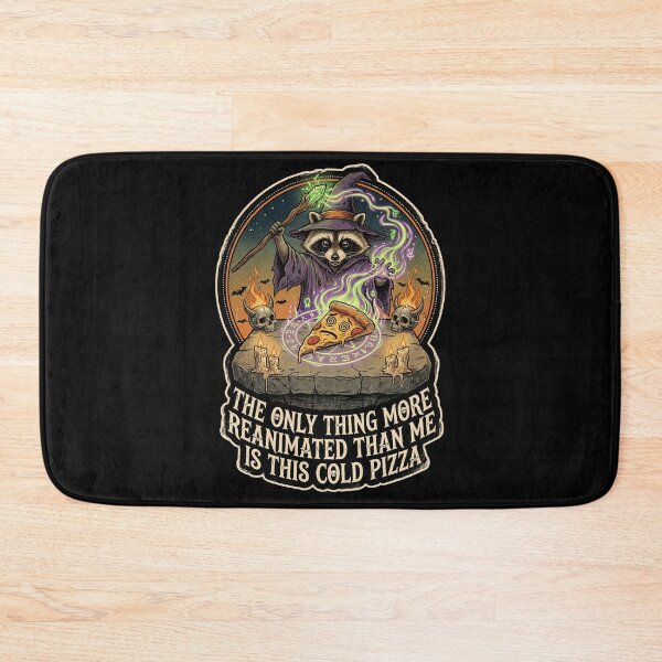 Item preview,  Raccoon Necromancer Reviving a Slice of Pizza designed and sold by Dream Capsules.
