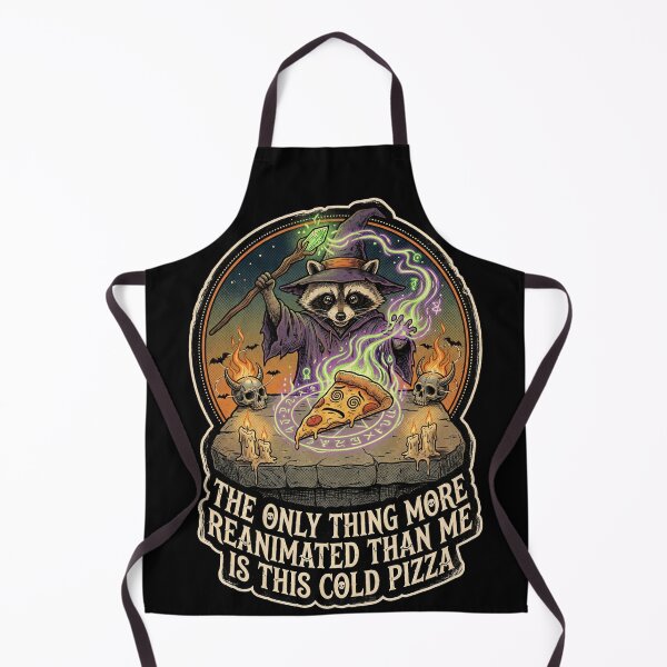 Item preview, Raccoon Necromancer Reviving a Slice of Pizza designed and sold by Dream Capsules.