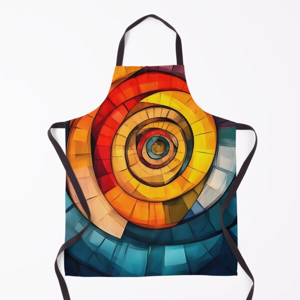 Item preview, Abstract 6 - Stained Glass Spiral Vortex designed and sold by NikaNavi.
