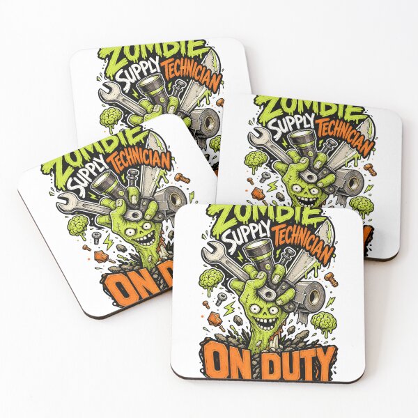 Item preview, Zombie Survival Gear Technician Funny designed and sold by VisualArtsOasis.