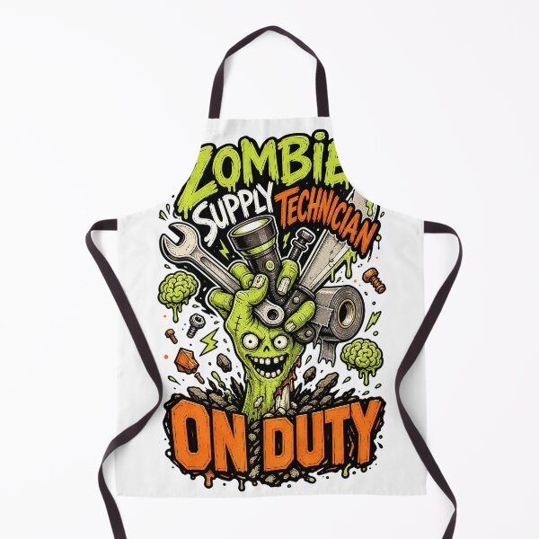 Item preview, Zombie Survival Gear Technician Funny designed and sold by VisualArtsOasis.