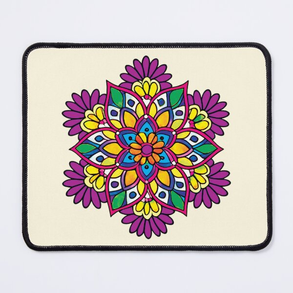Item preview, Folk Mandala designed and sold by CharlottePlaceArt.