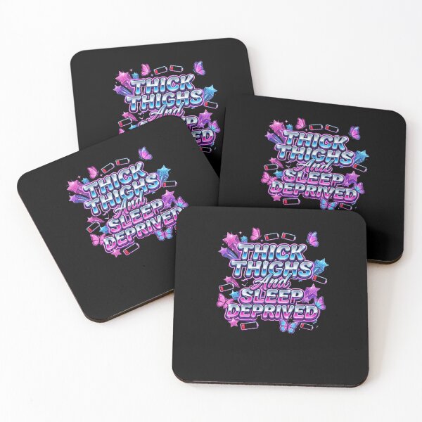 Item preview, Thick Thighs And Sleep Deprived Y2K Funny designed and sold by snowry.