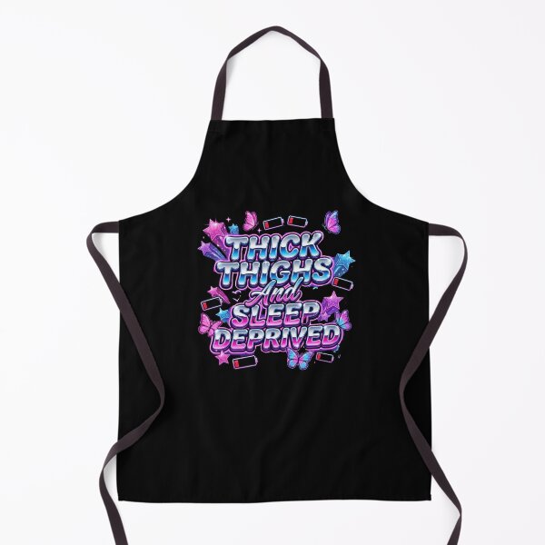 Item preview, Thick Thighs And Sleep Deprived Y2K Funny designed and sold by snowry.