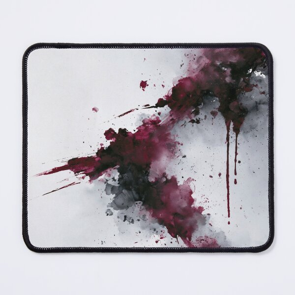 Item preview, Dynamic Red Ink Splash Abstract Explosion - Textured Red Palette No.26 designed and sold by SlowRegardArt.